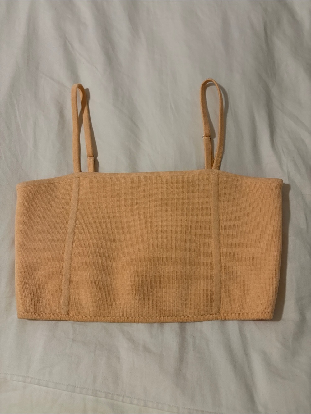 A.L.C. Orange Winnie Bra Top